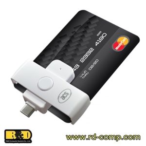 เครื่องอ่านบัตรสมาร์ทคาร์ด USB Type-C สำหรับโทรศัพท์มือถือ รุ่น ACR39U-NF PocketMate II
