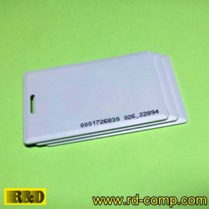 บัตรแตะแบบหนา RFID 125KHz Clamshell Proximity Card รุ่น CLI-T18 (แพ็ค 3 ใบ)