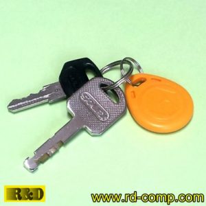 พวงกุญแจ RFID/EM4100 125KHz รุ่น TKL28Y (แพ็ค 3 ชิ้น)
