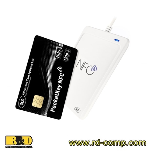 เครื่องอ่าน NFC ใช้กับบัตร MIFARE, บัตรรถไฟฟ้า และบัตรเครดิตได้ สามารถจำลองเป็นคีย์บอร์ดป้อนข้อมูลอัตโนมัติได้ รุ่น ACR1552U - Image 4