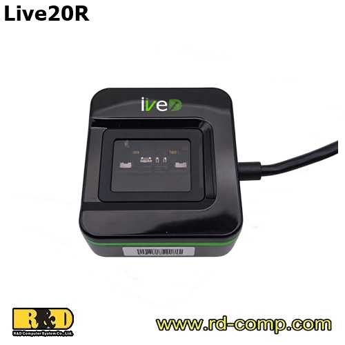 เครื่องสแกนลายนิ้วมือคุณภาพสูง ขนาดเล็ก รุ่น Live20R - Image 2